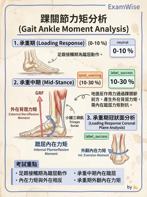 物治 - 步態週期與生物力學 - AI 圖文解析預覽