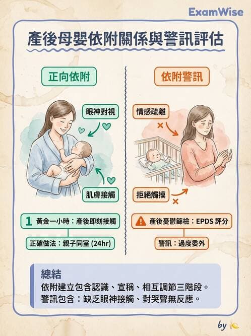 護理師 - 產後心理併發症與家庭計畫 - AI 圖文解析預覽