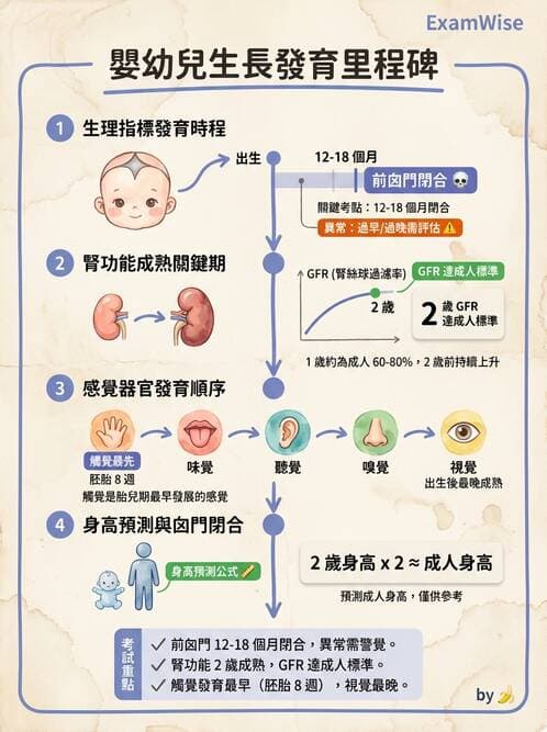 護理師 - 兒童生長發展與評估 - AI 圖文解析預覽