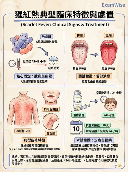 護理師 - 兒童傳染性疾病 - AI 圖文解析預覽