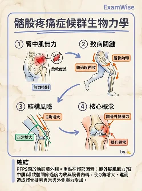 物治 - 髕股關節疼痛與伸展機制 - AI 圖文解析預覽