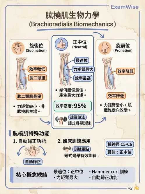 物治 - 肘關節與前臂生物力學 - AI 圖文解析預覽