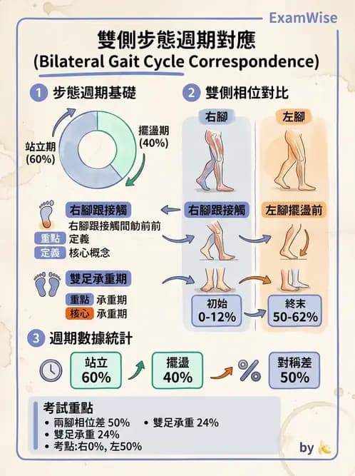 物治 - 步態週期與生物力學 - AI 圖文解析預覽