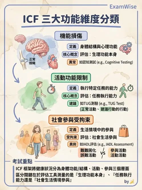 物治 - ICF分類與應用 - AI 圖文解析預覽