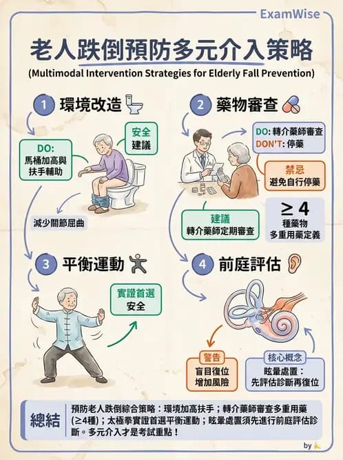 物治 - 跌倒預防與平衡訓練 - AI 圖文解析預覽