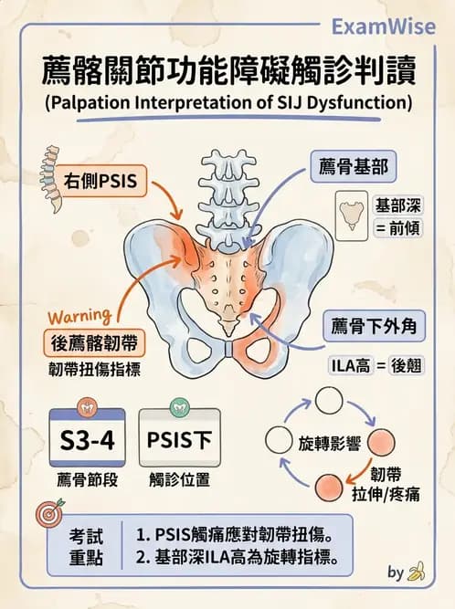 物治 - 薦髂關節評估與治療 - AI 圖文解析預覽