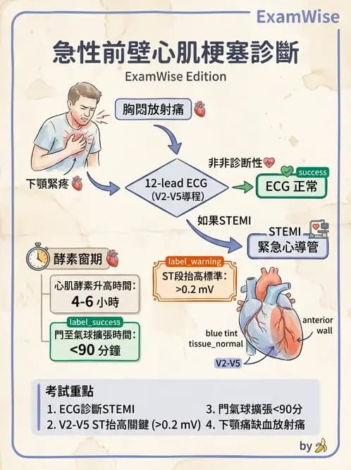 內專 - 急性冠心症 - AI 圖文解析預覽