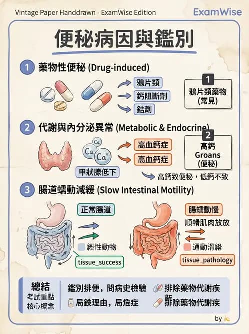 內專 - 胃炎、術後併發症與其他上消化道疾病 - AI 圖文解析預覽