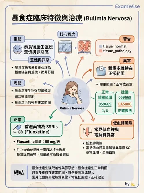 內專 - 焦慮症與其他精神疾患 - AI 圖文解析預覽