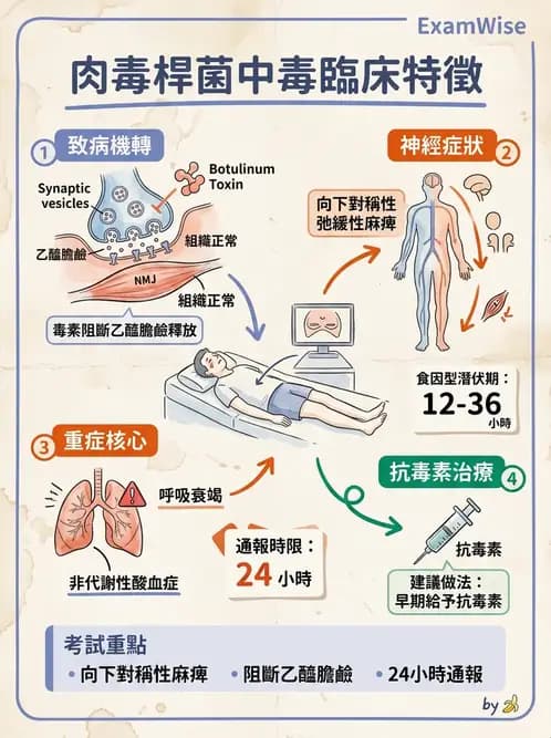 內專 - 厭氧菌、梭狀桿菌與特殊細菌 - AI 圖文解析預覽