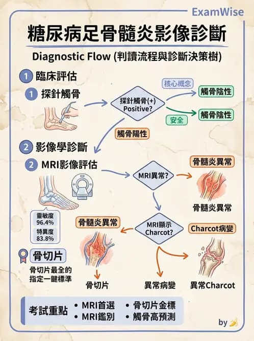 內專 - 糖尿病急慢性併發症與住院管理 - AI 圖文解析預覽