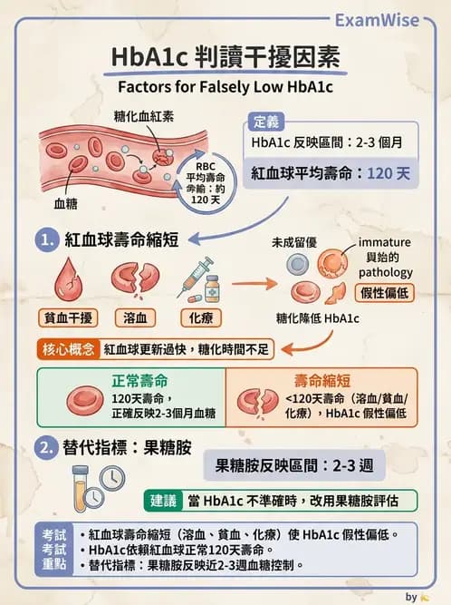 內專 - 糖尿病診斷、特殊族群與代謝性疾病 - AI 圖文解析預覽