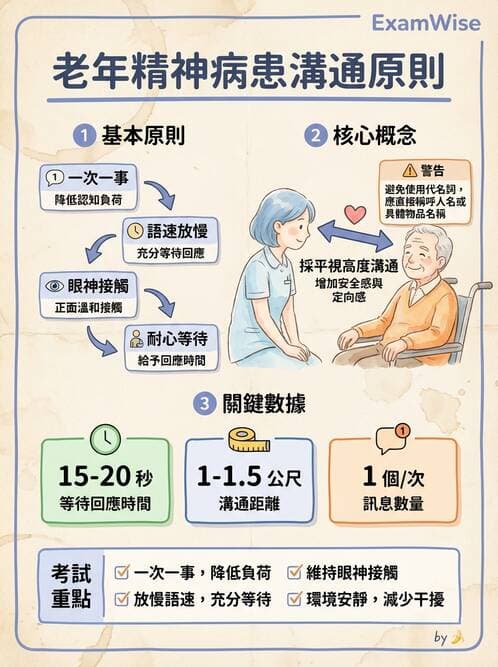 護理師 - 老年精神疾患 - AI 圖文解析預覽