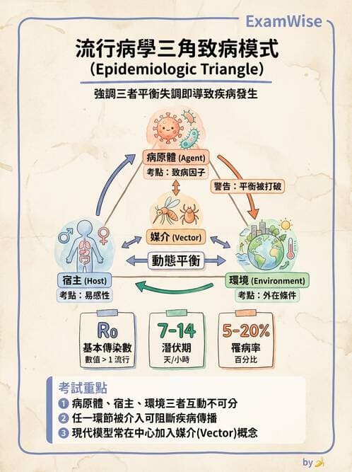 護理師 - 流行病學研究方法 - AI 圖文解析預覽