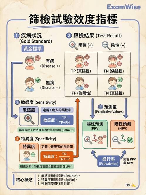 護理師 - 流行病學研究方法 - AI 圖文解析預覽