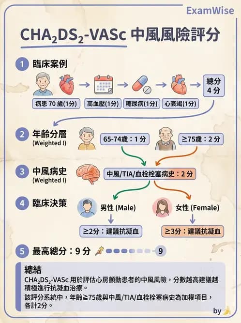 內專 - 心房顫動與上心室心律不整 - AI 圖文解析預覽