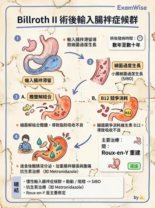 內專 - 胃炎、術後併發症與其他上消化道疾病 - AI 圖文解析預覽