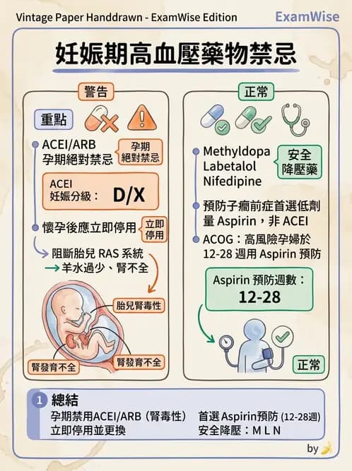 內專 - 腎血管疾病與妊娠腎病 - AI 圖文解析預覽