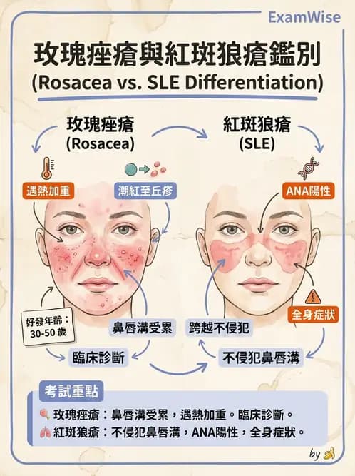 內專 - 免疫皮膚病與藥物反應 - AI 圖文解析預覽