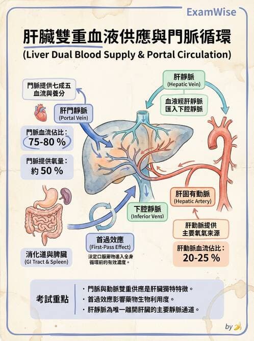 護理師 - 肝膽與腹部血管 - AI 圖文解析預覽