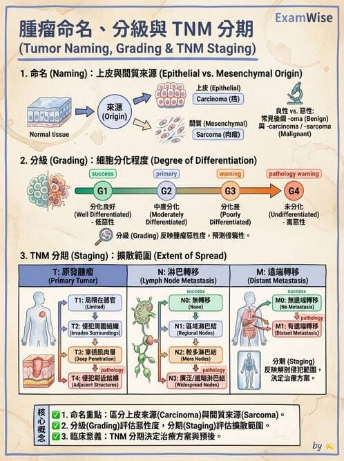 護理師 - 腫瘤及遺傳疾病 - AI 圖文解析預覽