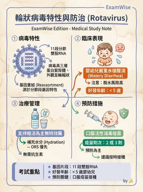 護理師 - RNA 病毒、新興病毒 - AI 圖文解析預覽