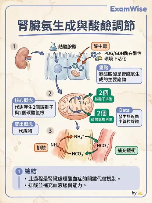 營養 - 腎臟與泌尿生理學 - AI 圖文解析預覽
