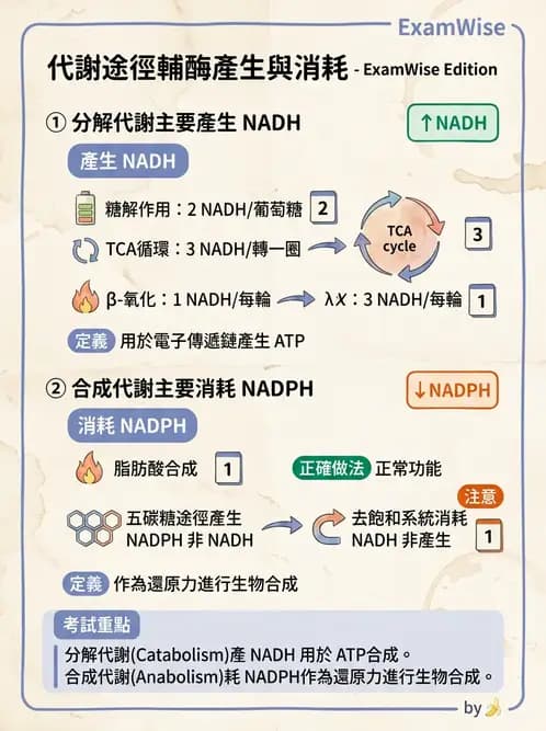 營養 - 能量代謝 - AI 圖文解析預覽