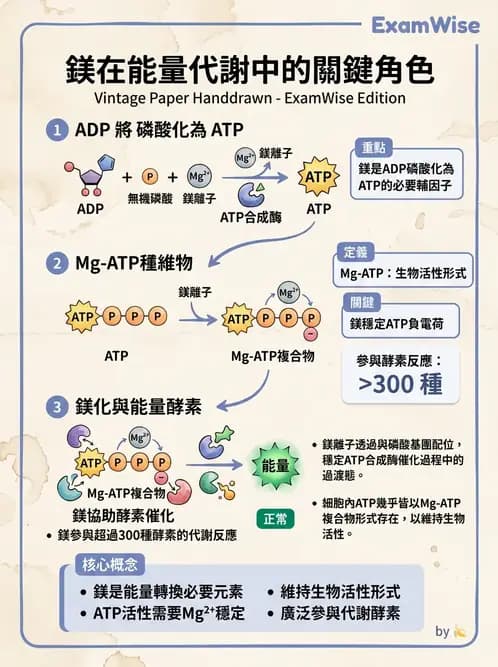 營養 - 巨量礦物質營養素 - AI 圖文解析預覽
