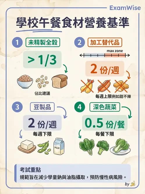 營養 - 學校營養政策 - AI 圖文解析預覽
