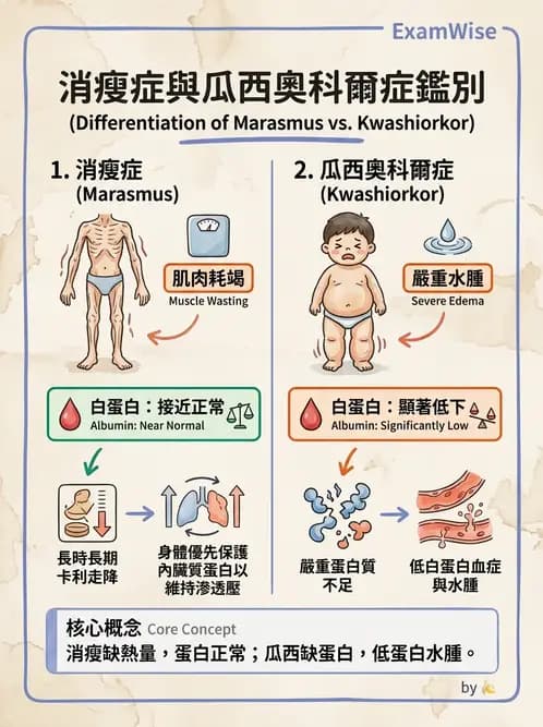 營養 - 生化指標與營養缺乏 - AI 圖文解析預覽