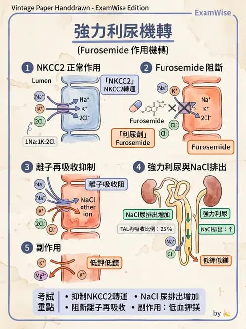 營養 - 腎臟與泌尿生理學 - AI 圖文解析預覽