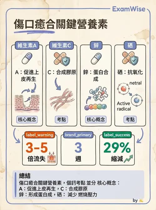 營養 - 燒燙傷與外傷重症營養 - AI 圖文解析預覽