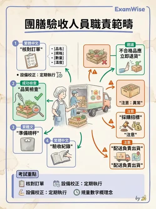 營養 - 食材驗收與品質規格 - AI 圖文解析預覽
