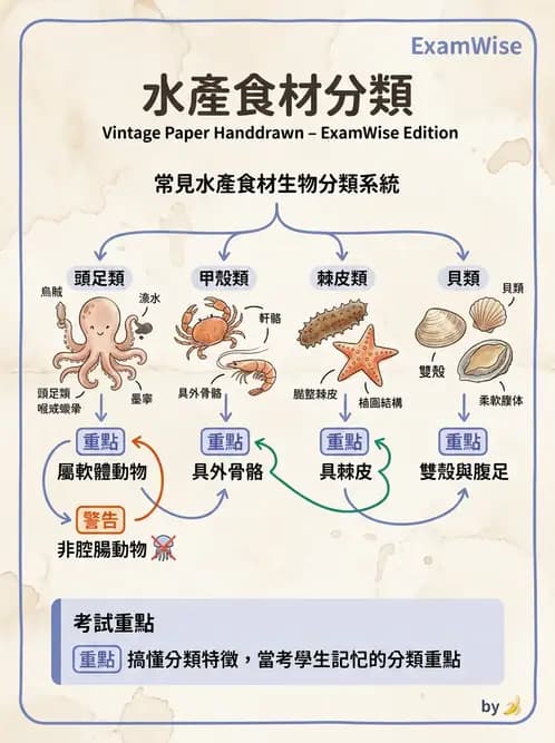 營養 - 動植物性食材製備原理 - AI 圖文解析預覽