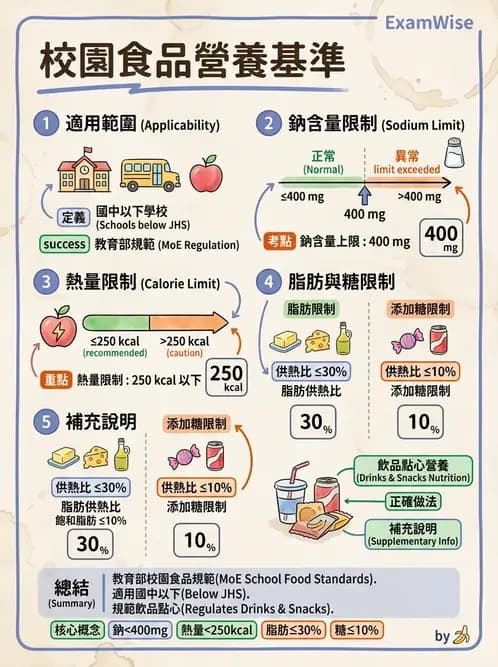 營養 - 學校營養政策 - AI 圖文解析預覽
