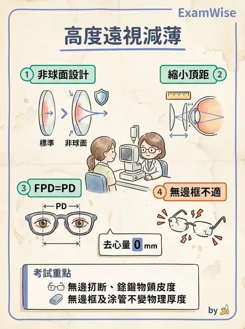 驗光師 - 鏡片材質、鍍膜與隱形眼鏡 - AI 圖文解析預覽