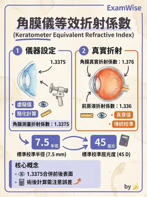 驗光師 - 自動驗光儀與角膜弧度儀 - AI 圖文解析預覽