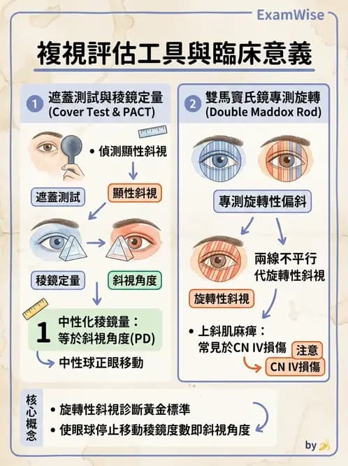 驗光師 - 稜鏡處方與垂直聚散處置 - AI 圖文解析預覽