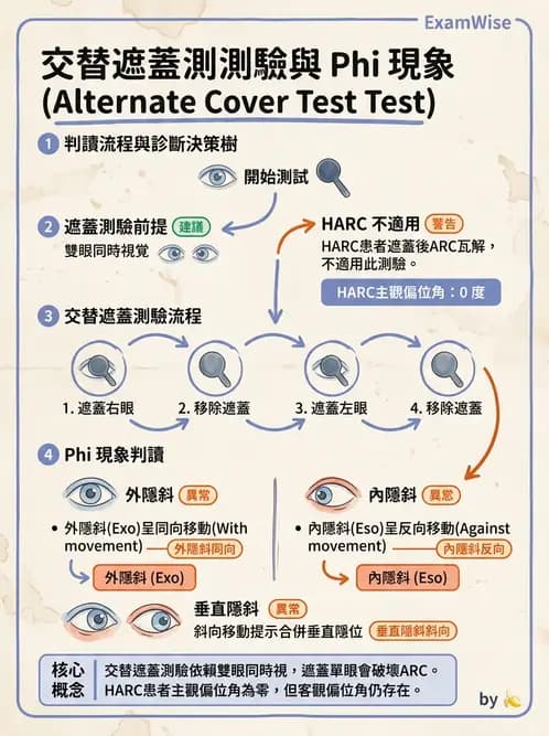 驗光師 - 隱斜位測量方法 - AI 圖文解析預覽