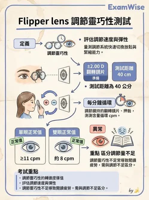 驗光師 - 調節功能與立體視融像評估 - AI 圖文解析預覽