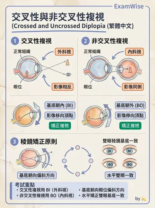 驗光師 - 稜鏡處方與垂直聚散處置 - AI 圖文解析預覽