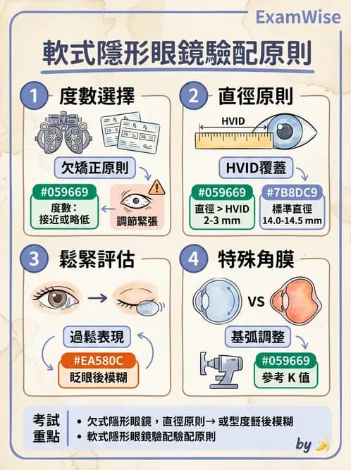 驗光師 - 軟式隱形眼鏡驗配 - AI 圖文解析預覽