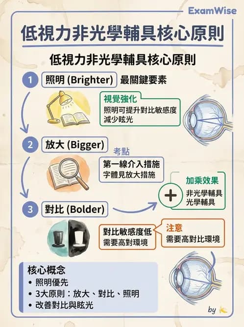 驗光師 - 低視力輔具臨床應用與選配 - AI 圖文解析預覽