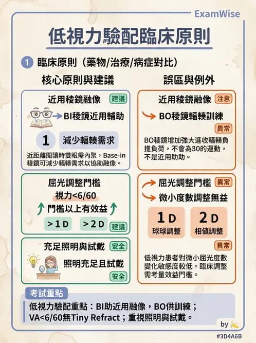 驗光師 - 低視力光學輔具處方與驗配 - AI 圖文解析預覽