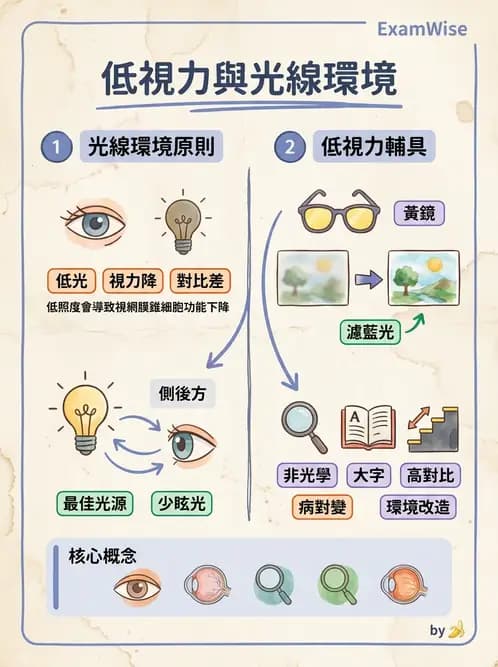 驗光師 - 低視力輔具臨床應用與選配 - AI 圖文解析預覽