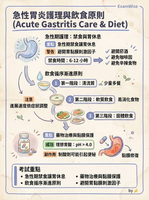 護理師 - 上消化道疾病 - AI 圖文解析預覽