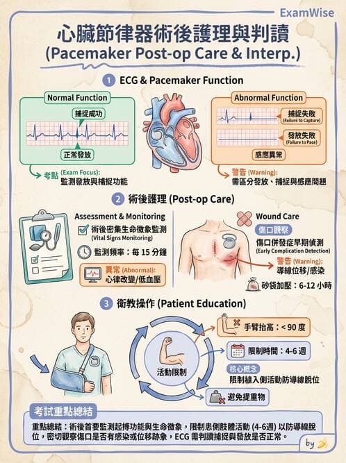 護理師 - 心臟衰竭與心律不整 - AI 圖文解析預覽