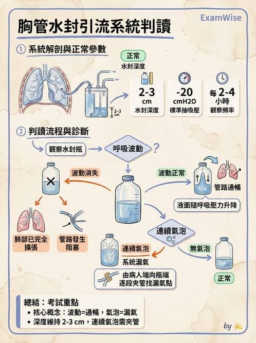 護理師 - 呼吸衰竭與胸腔護理 - AI 圖文解析預覽