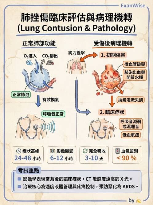 護理師 - 呼吸衰竭與胸腔護理 - AI 圖文解析預覽